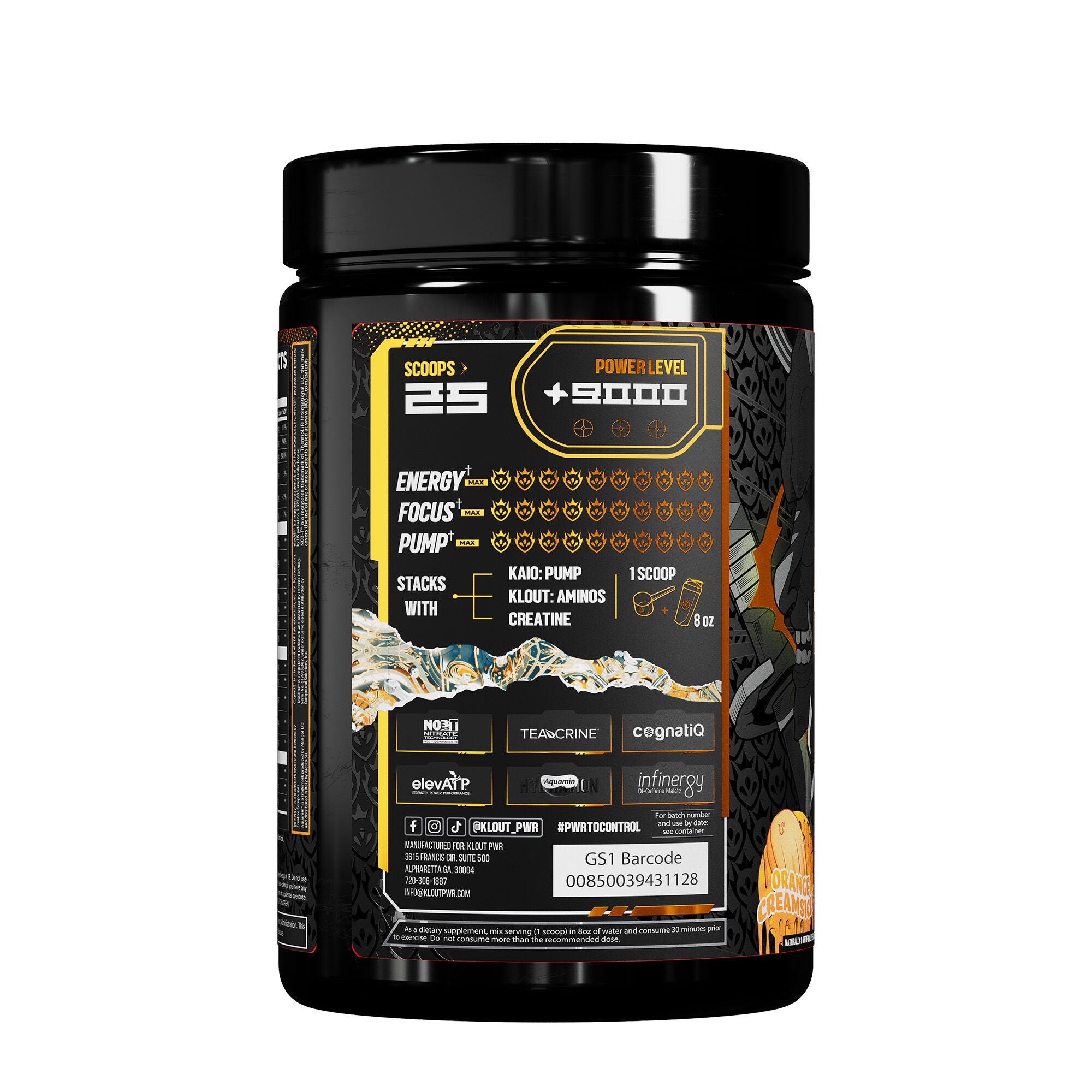 Klout Kaio Final Destination - Pre Workout - Orange Klout Kaio Final Destination - Pre Workout - Orange